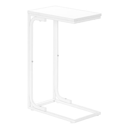 Monarch Specialties Accent Table, C-shaped, End, Side, Snack, Living Room, Bedroom, Contemporary, Modern I 3478